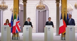 Staats- und Regierungschefs von E5-Gruppe bereiten in Berlin Nato-Gipfel vor