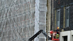 Aufträge im Baugewerbe stagnieren im April
