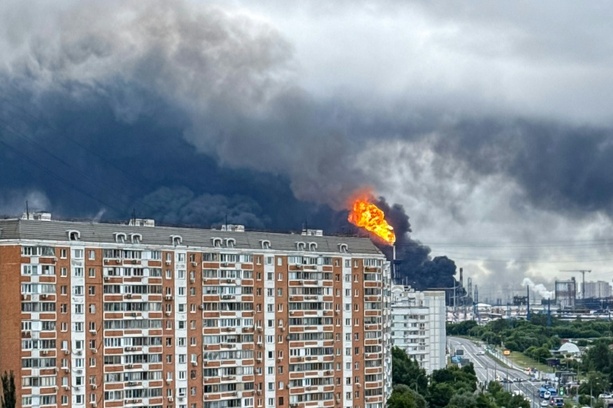 Bild vergr&ouml;&szlig;ern: Russland meldet massive ukrainische Angriffe auf Moskau: 28 Drohnen abgeschossen