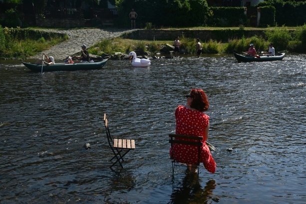 Bild vergr&ouml;&szlig;ern: Neuer Hitzerekord in Tschechien: 40,8 Grad Celsius südwestlich von Prag gemessen
