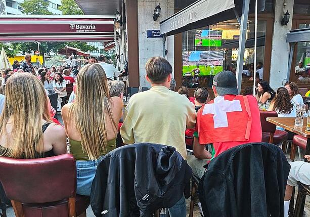 Bild vergr&ouml;&szlig;ern: Schweiz gewinnt WM-Achtelfinale gegen Kolumbien