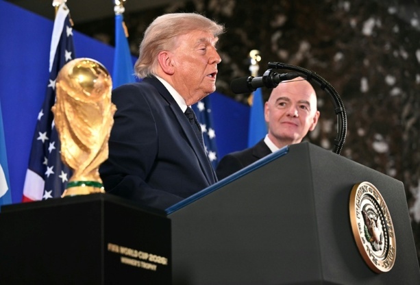 Bild vergr&ouml;&szlig;ern: WM-Finale unter den Augen Trumps: Großes Staraufgebot bei Schlussfeier und Halbzeitshow