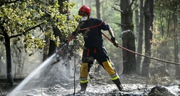 Hunderte Feuerwehrleute gegen Waldbrände in Frankreich im Einsatz