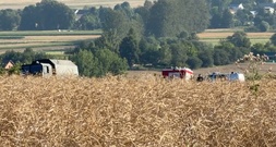 Explosion und großer Krater in Polen: Offenbar russischer Flugkörper eingeschlagen