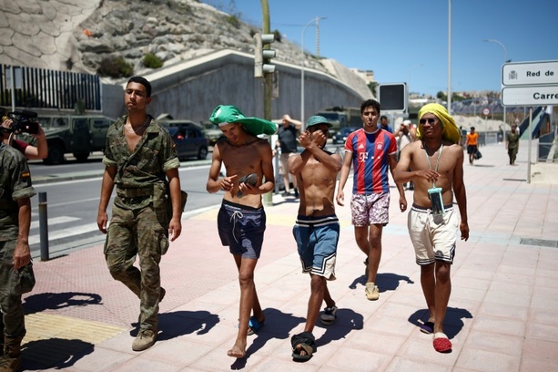 Bild vergr&ouml;&szlig;ern: EU-Innenminister kommen wegen Ceuta-Krise zu Dringlichkeitssitzung zusammen
