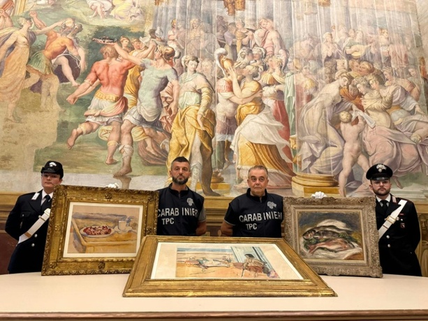 Bild vergr&ouml;&szlig;ern: Drei aus Museum in Norditalien gestohlene Gemälde wieder aufgetaucht