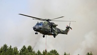 Großer Waldbrand in Nordrhein-Westfalen hat sich über Nacht nicht ausgebreitet