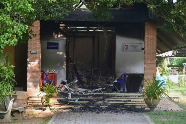 Bild vergr&ouml;&szlig;ern: Drei Verletzte bei koordinierten Brandanschlägen im Süden Thailands