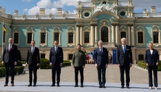 Nordische und baltische Staats- und Regierungschefs zu Solidaritätsbesuch in Kiew