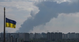 Russland greift Kiew am helllichten Tag mit Drohnen an