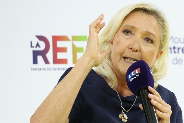 Bild vergr&ouml;&szlig;ern: Rechtspopulistin Le Pen will Frankreichs EU-Beitrag herunterfahren