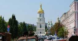 Russische Drohne trifft Geheimdienst-Sitz in Kiew