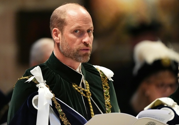 Bild vergr&ouml;&szlig;ern: Prinz William vertritt König Charles III. bei Beerdigung von Harald V. in Oslo