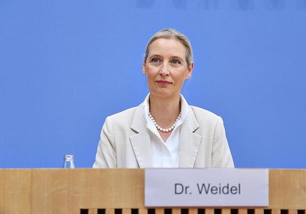 Bild vergr&ouml;&szlig;ern: Weidel kritisiert Wüst wegen AfD-Prüfvorstoß