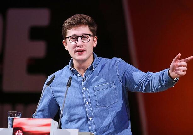 Bild vergr&ouml;&szlig;ern: Juso-Chef Türmer fordert sofortigen Kurswechsel