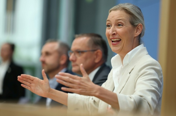 Bild vergr&ouml;&szlig;ern: AfD-Chefin Weidel fordert Neuwahlen im Bund