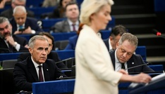 Kanadas Premier Carney hält Rede im EU-Parlament
