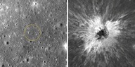 Nasa-Forscher entdecken kürzlich entstandenen neuen riesigen Mondkrater