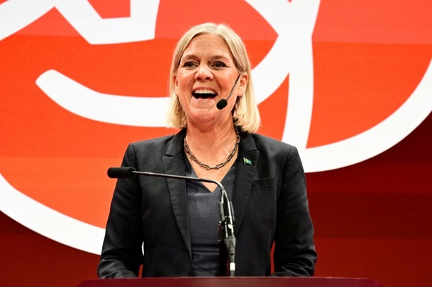 Bild vergr&ouml;&szlig;ern: Oppositionelles Mitte-Links-Lager gewinnt Parlamentswahl in Schweden knapp