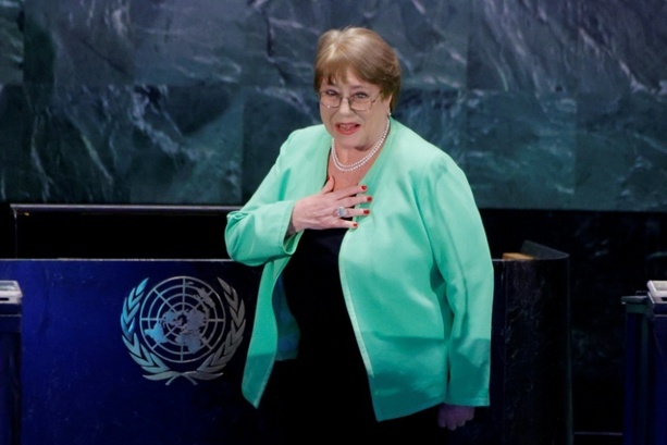 Bild vergr&ouml;&szlig;ern: Chilenin Bachelet zieht Kandidatur als UN-Generalsekretärin zurück
