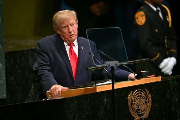 Bild vergr&ouml;&szlig;ern: Rede vor der UNO: Trump hält Iran-Abkommen nach Kongresswahlen für möglich