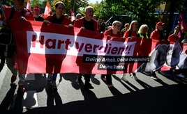 Zehntausende demonstrieren bei DGB-Aktionstag gegen Sozialkürzungen