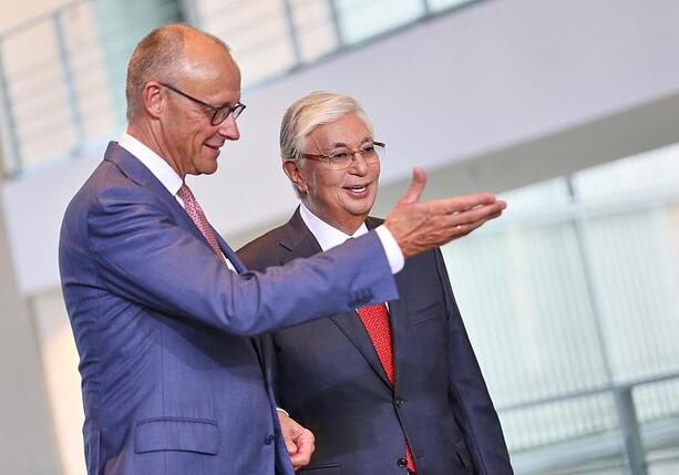 Bild vergr&ouml;&szlig;ern: Deutschland und Kasachstan wollen Zusammenarbeit vertiefen