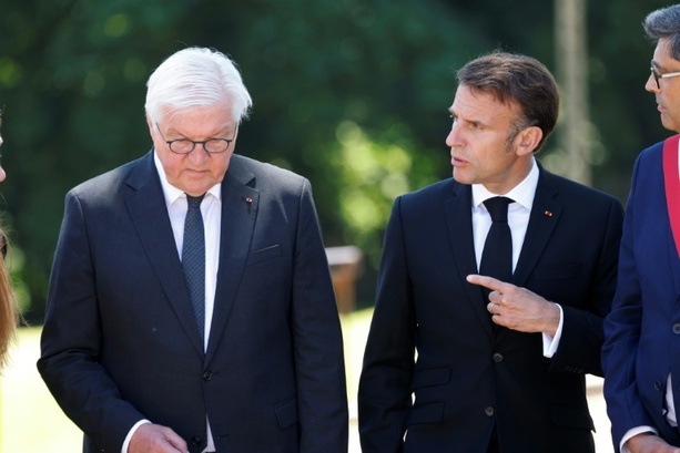 Bild vergr&ouml;&szlig;ern: Steinmeier beginnt zweitägigen Staatsbesuch in Frankreich