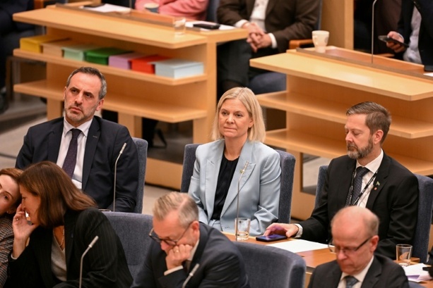 Bild vergr&ouml;&szlig;ern: Parlament in Schweden verweigert Wahlsiegerin Andersson Amt der Regierungschefin