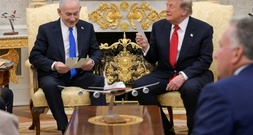 Kurz vor Wahl in Israel: Trump stellt sich demonstrativ hinter Netanjahu