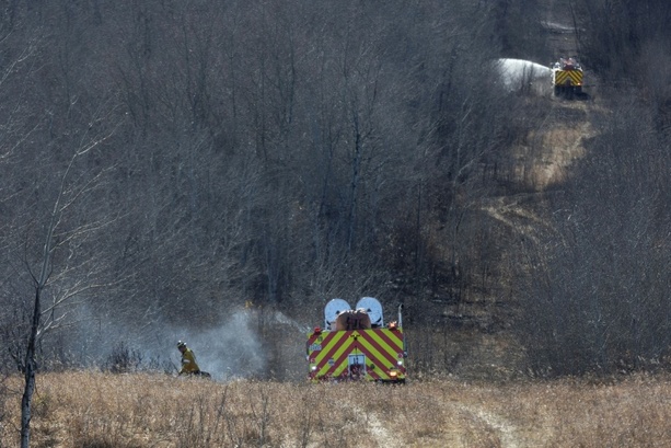 Bild vergr&ouml;&szlig;ern: Nach Brand auf Armeestützpunkt in Kanada: 19 Verletzte laut Behörden in kritischem Zustand