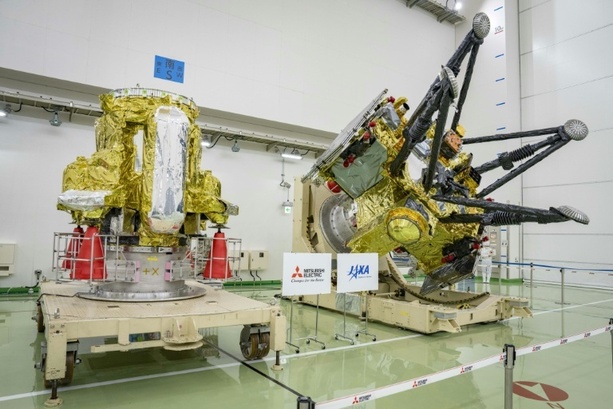 Bild vergr&ouml;&szlig;ern: Mission mit deutscher Unterstützung: Japanische Rakete mit Marsmond-Rover gestartet