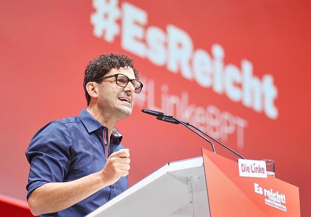 Bild vergr&ouml;&szlig;ern: Linken-Chef Pantisano fordert Audi-Chef Döllner zum Rücktritt auf