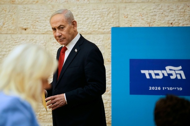 Bild vergr&ouml;&szlig;ern: Israelis wählen neues Parlament - Netanjahu unter Druck