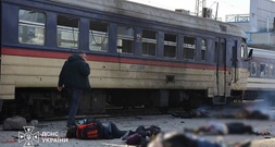 Mindestens 13 Tote bei russischem Angriff auf ukrainischen Bahnhof