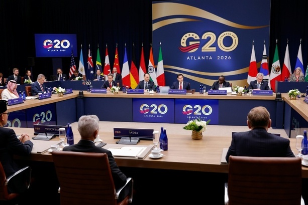 Bild vergr&ouml;&szlig;ern: G20-Außenministertreffen in Atlanta: Wadephul gegen Familienfoto mit Lawrow